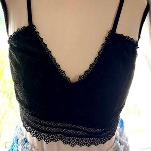 VS black lacey look fasten I’m back barely yet